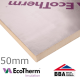 50mm EcoTherm EcoVersal PIR Insulation Board - 1200mm x 2400mm
