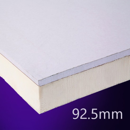 92.5mm EcoTherm EcoLiner PIR Insulated Plasterboard (pack of 8)