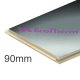 90mm Ecotherm Eco-Cavity Full Fill Cavity Wall PIR Insulation Board - 1200mm x 450mm - pack of 4