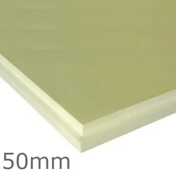 50mm Finnfoam FL300 Extruded Polystyrene (XPS) Rebated Edge Insulation Board - 1235mm x 585mm