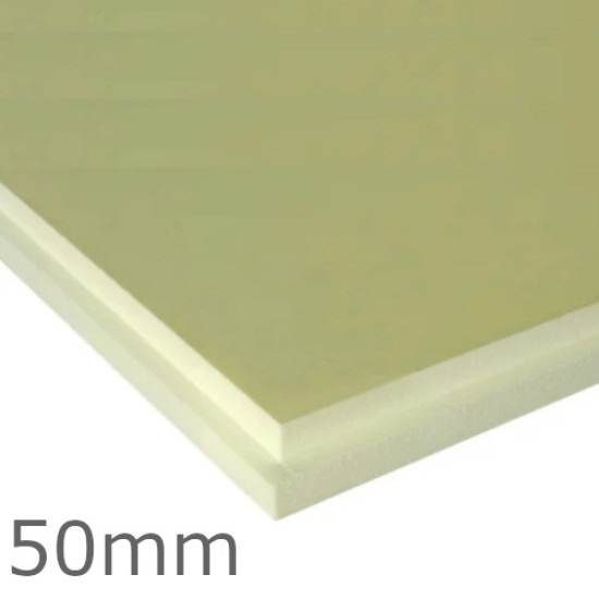 50mm Finnfoam FL300 Extruded Polystyrene (XPS) Rebated Edge Insulation Board - 1235mm x 585mm