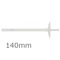 140mm Plastic Insulation Panel Fixings - pack of 250. 140mm Plastic Insulation Panel Fixings - pack of 250.