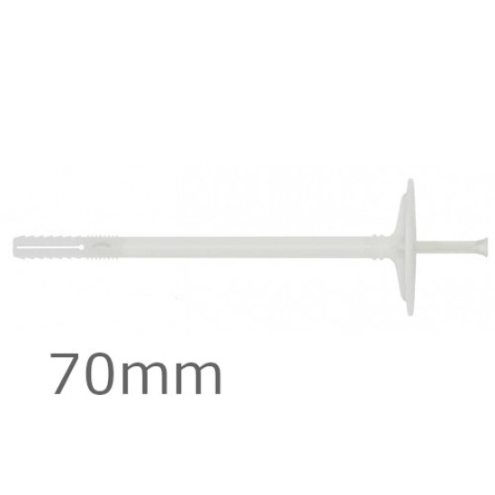 70mm Isofast Insulation Panel Fixings - pack of 250. 70mm Isofast Insulation Panel Fixings - pack of 250.