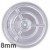 70mm RPI Insulation Panel Washers 8mm (pack of 100).