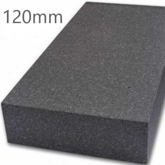 120mm Grey Polystyrene (Graphite EPS) for External Wall Insulation (pack of 5)