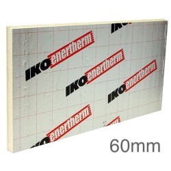 60mm IKO Enertherm ALU PIR Rigid Insulation Board - 1200mm x 2400mm - pack of 8 60mm IKO Enertherm ALU PIR Rigid Insulation Board - 1200mm x 2400mm - pack of 8