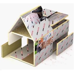 90mm IKO Enertherm ALU PIR Rigid Insulation Board - 1200mm x 2400mm - pack of 4 90mm IKO Enertherm ALU PIR Rigid Insulation Board - 1200mm x 2400mm - pack of 4