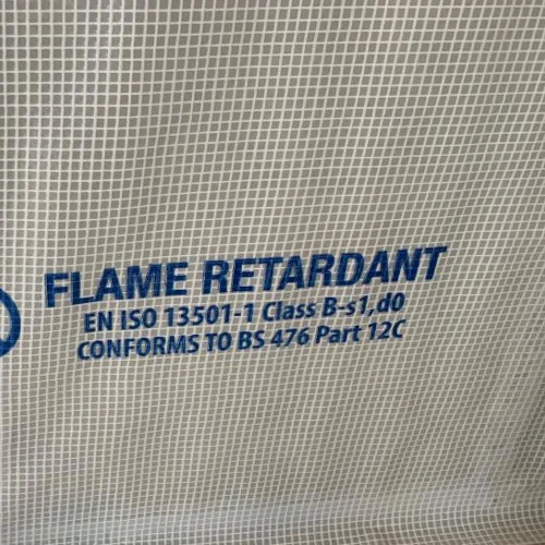 Powerlon FlameOut Block Fire-Retardant Vapour Control Membrane - 2m x 50m Roll - 140gsm Powerlon FlameOut Block Fire-Retardant Vapour Control Membrane - 2m x 50m Roll - 140gsm