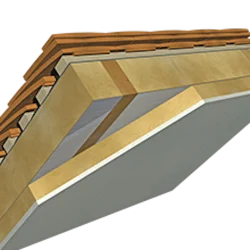 82.5mm Isocheck Isoliner Thermal Laminate Board - (70mm PIR bonded to 12.5mm Gyproc SoundBloc) - 2400mm x 1200mm