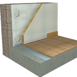 72.5mm Isocheck Isoliner Thermal Laminate Board - (60mm PIR bonded to 12.5mm Gyproc SoundBloc) - 2400mm x 1200mm 72.5mm Isocheck Isoliner Thermal Laminate Board - (60mm PIR bonded to 12.5mm Gyproc SoundBloc) - 2400mm x 1200mm