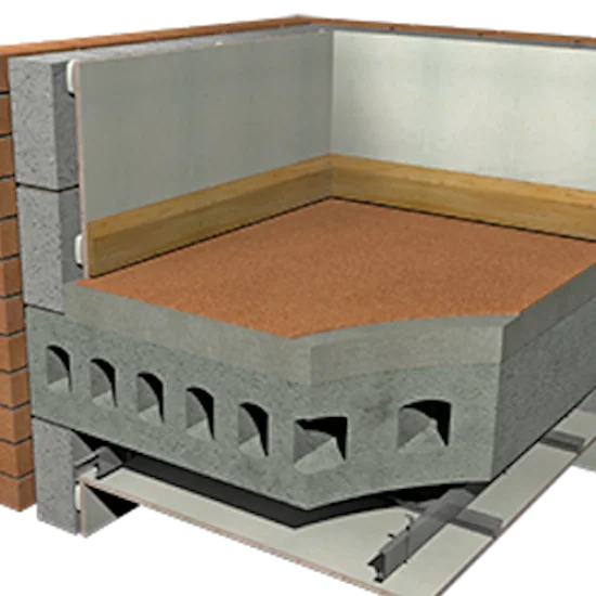 3mm Isocheck ReCork 3 Acoustic Floor Underlay For Concrete Floors