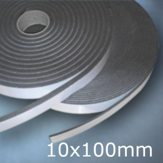Isocheck Acoustic Isolation Strip 100 x 10mm.