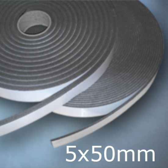 Isocheck Acoustic Isolation Strip 50 x 5mm.