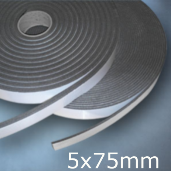 Isocheck Acoustic Isolation Strip 75 x 5mm.
