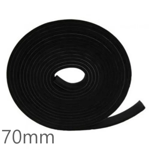 70mm JCW Acoustic Isolation Strip - 5mm x 70mm x 10m roll 70mm JCW Acoustic Isolation Strip - 5mm x 70mm x 10m roll