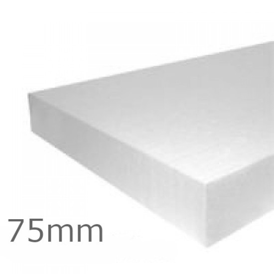75mm EPS100 Polystyrene Insulation Board Jablite (pack of 4)