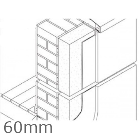 60mm Jablite External Wall Polystyrene Insulation Board EPS - pack of 10