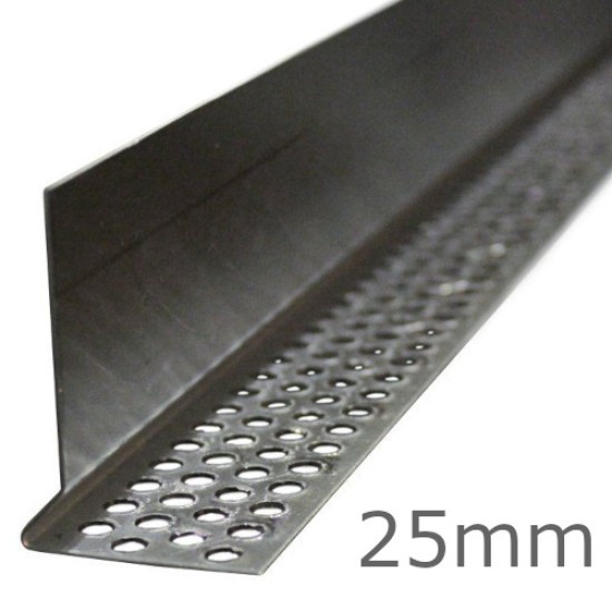 25mm Hardie Plank Aluminium Starter Profile with Ventilation - 3m Length