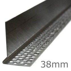 38mm Hardie Plank Aluminium Starter Profile with Ventilation - 3m Length 38mm Hardie Plank Aluminium Starter Profile with Ventilation - 3m Length
