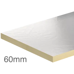 60mm Kingspan Thermataper TT46 Board - Tapered PIR Insulation - 1200mm x 1200mm