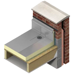 60mm Kingspan Thermataper TT46 Board - Tapered PIR Insulation - 1200mm x 1200mm