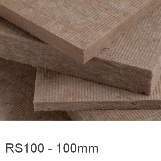 100mm Rocksilk RS100 Universal Insulation Slab Knauf (pack of 3)
