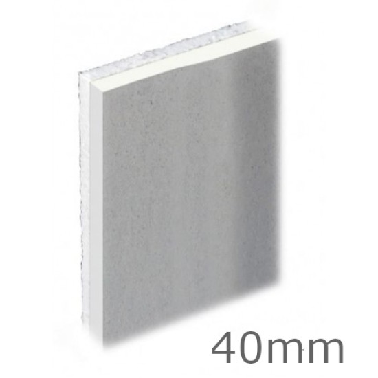 40mm Knauf EPS Thermal Laminate Insulation Board - (30.5mm EPS and 9.5mm Plasterboard)
