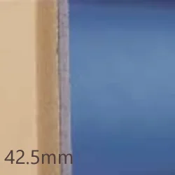 42.5mm Knauf Polyfoam Linerboard - 30mm Extruded Polystyrene (XPS) and 12.5mm Plasterboard