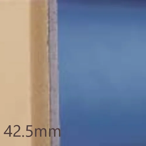 42.5mm Knauf Polyfoam Linerboard - 30mm Extruded Polystyrene (XPS) and 12.5mm Plasterboard 42.5mm Knauf Polyfoam Linerboard - 30mm Extruded Polystyrene (XPS) and 12.5mm Plasterboard