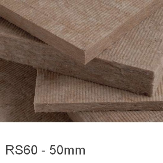 50mm Rocksilk RS60 Universal Insulation Slab Knauf (pack of 9)