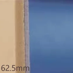 62.5mm Knauf Polyfoam Linerboard - 50mm Extruded Polystyrene (XPS) and 12.5mm Plasterboard