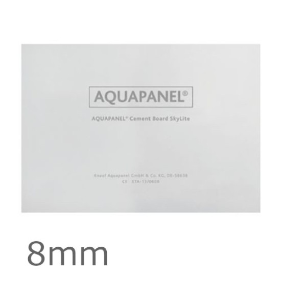 8mm Knauf Aquapanel Cement Board SkyLite 900mm x 1200mm 8mm Knauf Aquapanel Cement Board SkyLite 900mm x 1200mm