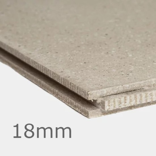 18mm Knauf Gifafloor FHB 18 - High Density Gypsum Fibreboard Floor Panel - 600mm x 1200mm