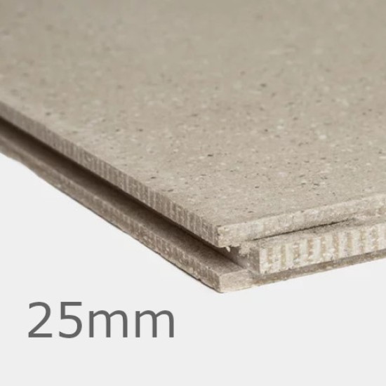 25mm Knauf Gifafloor FHB 25 - High Density Gypsum Fibreboard Floor Panel - 600mm x 1200mm