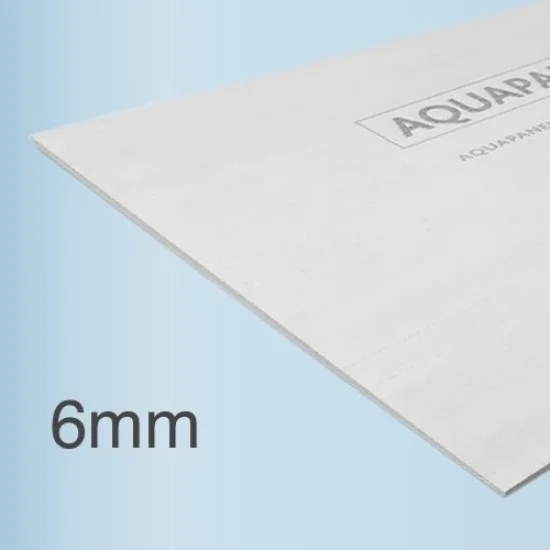 6mm Knauf Rooftop Aquapanel Cement Board 900mm x 2400mm Flat Roof