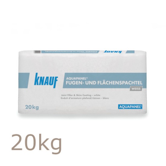 Knauf Aquapanel Joint Filler and Skim Coat - White - 20 Kg Knauf Aquapanel Joint Filler and Skim Coat - White - 20 Kg