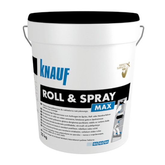 Knauf Roll and Spray Max - Readymade Polymer Putty - 25 Kg