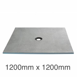 Marmox Showerlay 360 - Centre Draining  Shower Tray - 20mm x 1200mm x 1200mm Marmox Showerlay 360 - Centre Draining  Shower Tray - 20mm x 1200mm x 1200mm