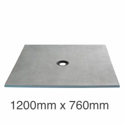 Marmox Showerlay 360 - Centre Draining  Shower Tray - 20mm x 1200mm x 760mm Marmox Showerlay 360 - Centre Draining  Shower Tray - 20mm x 1200mm x 760mm