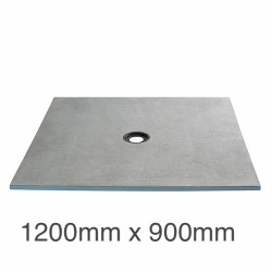Marmox Showerlay 360 - Centre Draining  Shower Tray - 20mm x 1200mm x 900mm Marmox Showerlay 360 - Centre Draining  Shower Tray - 20mm x 1200mm x 900mm