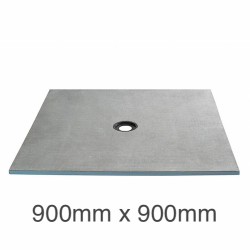 Marmox Showerlay 360 - Centre Draining  Shower Tray - 20mm x 900mm x 900mm Marmox Showerlay 360 - Centre Draining  Shower Tray - 20mm x 900mm x 900mm