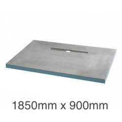 Marmox Showerlay 360 - Linear Draining  Shower Tray - 40mm x 1850mm x 900mm Marmox Showerlay 360 - Linear Draining  Shower Tray - 40mm x 1850mm x 900mm