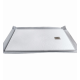 Marmox Polar White Decotray - Offset Draining  Shower Tray - 1400mm x 900mm