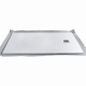 Marmox Polar White Decotray - Offset Draining  Shower Tray - 1850mm x 900mm