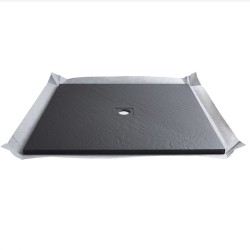 Marmox Slate Grey Decotray - Centre Draining  Shower Tray - 1000mm x 1000mm Marmox Slate Grey Decotray - Centre Draining  Shower Tray - 1000mm x 1000mm