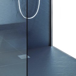 Marmox Slate Grey Decotray - Offset Draining  Shower Tray - 1400mm x 900mm Marmox Slate Grey Decotray - Offset Draining  Shower Tray - 1400mm x 900mm