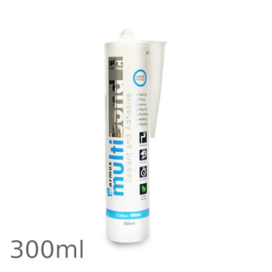Marmox Multibond High Performance White Sealant and Adhesive - 300ml Marmox Multibond High Performance White Sealant and Adhesive - 300ml