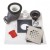 Marmox Minilay Point Drain Kit with a 360 Swivel Waste