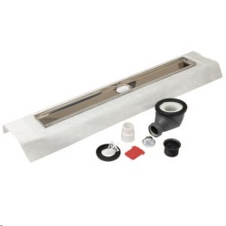 Marmox Minilay Linear Drain Kit with a 360 Swivel Waste Marmox Minilay Linear Drain Kit with a 360 Swivel Waste