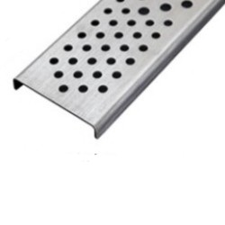 Marmox Minilay Linear Round Grate - Stainless Steel Shower Drain Cover Marmox Minilay Linear Round Grate - Stainless Steel Shower Drain Cover